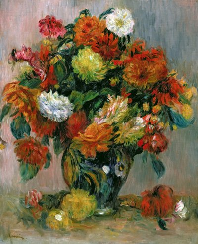 Blumenvase, ca. 1884 von Pierre Auguste Renoir